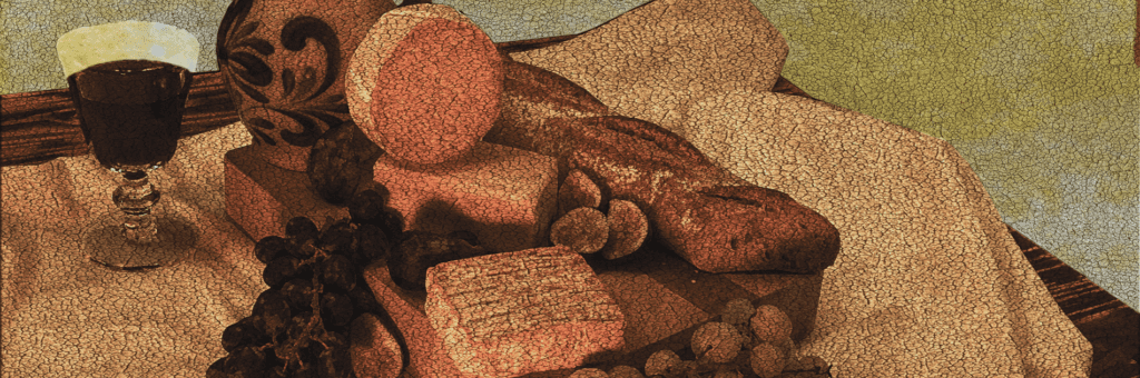 Historical Influences on French Cuisine in a Renaissance Painting